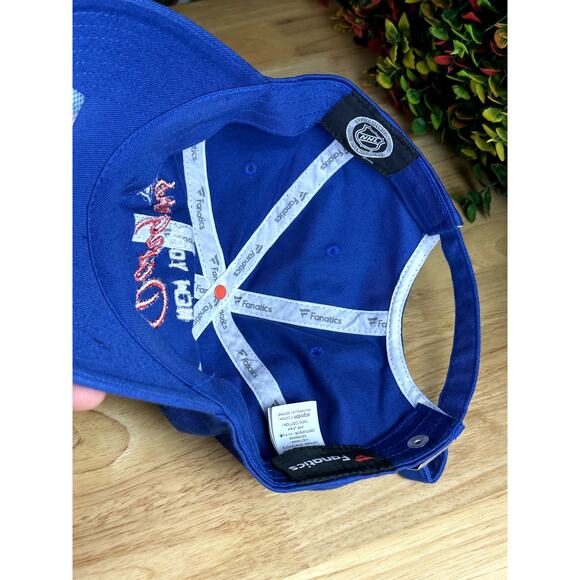 New York Rangers NHL Fanatics Hat Cap Blue Red White Adjustable Womens NEW NWOT - Picture 8 of 11